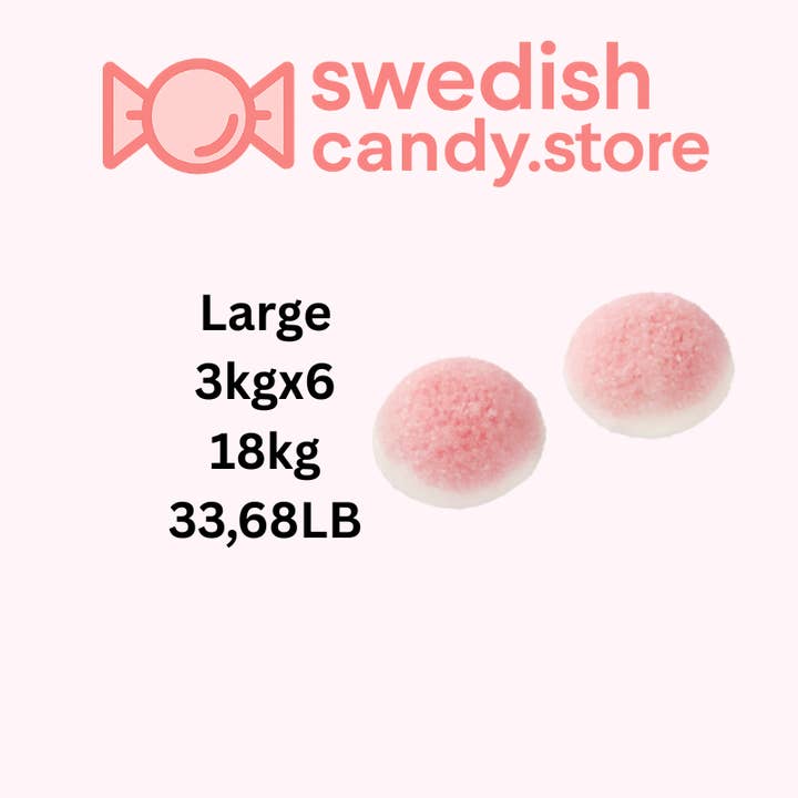 Swedish Candy.Store - Swedish Candy - Wholesale Gummy - STRAWBERRY DREAM 3kg/6.61lb2