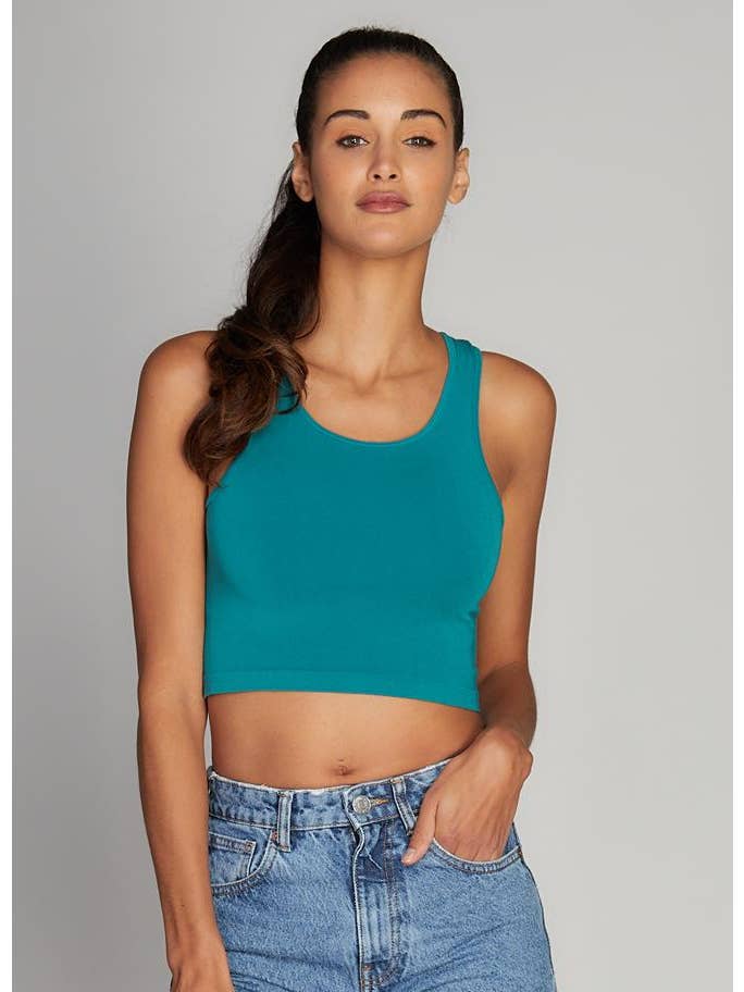 C'est Moi Clothing Co - Wholesale Tank Top - Women's - Bamboo Crop Tank Top- CEBT110511