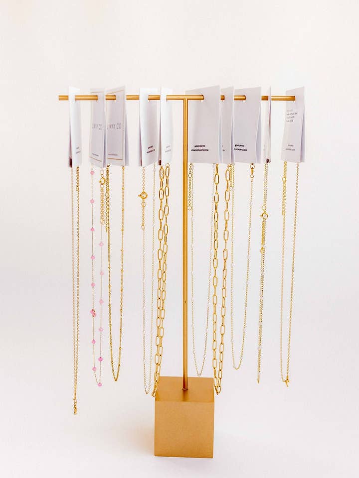 Expositor - Soporte en T para Collar - 20 $ para venta al por mayor de LINNY CO