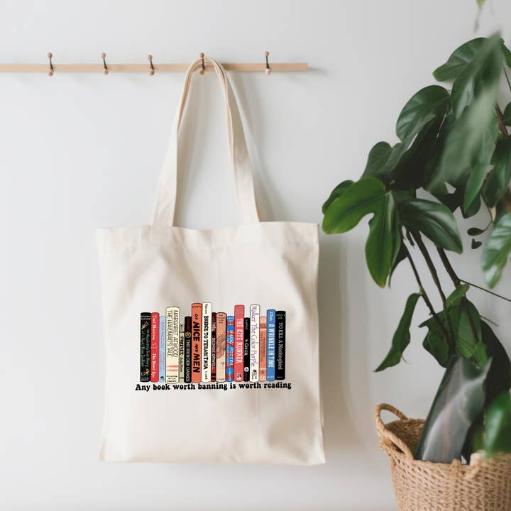 EnchantingSunshine - Wholesale Tote Bag - Women's - Banned Books Small Canvas Tote Bag