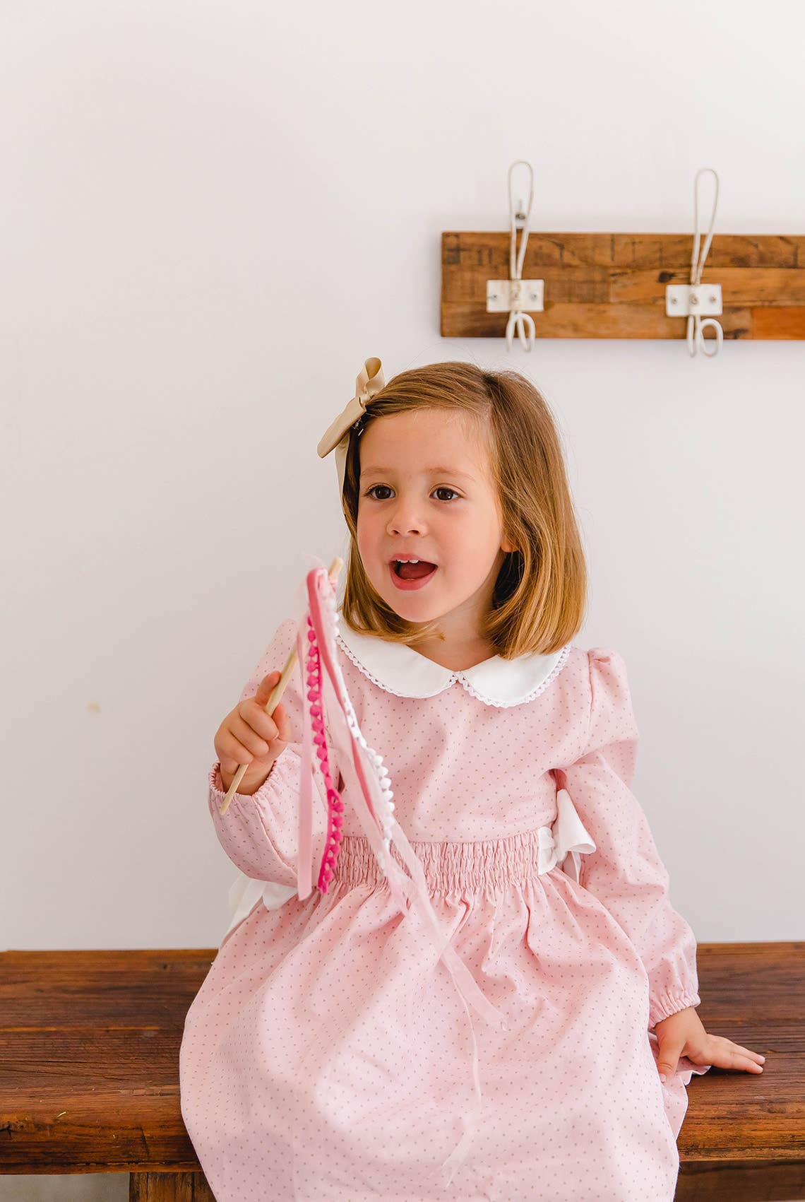 Bee Child - Wholesale Dress - Kids - Dress - Pink Marshmalow2