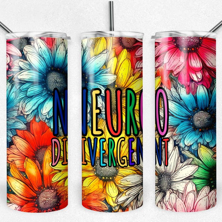 NEURODIVERGENT Tumbler för wholesale av Antisocial Designs