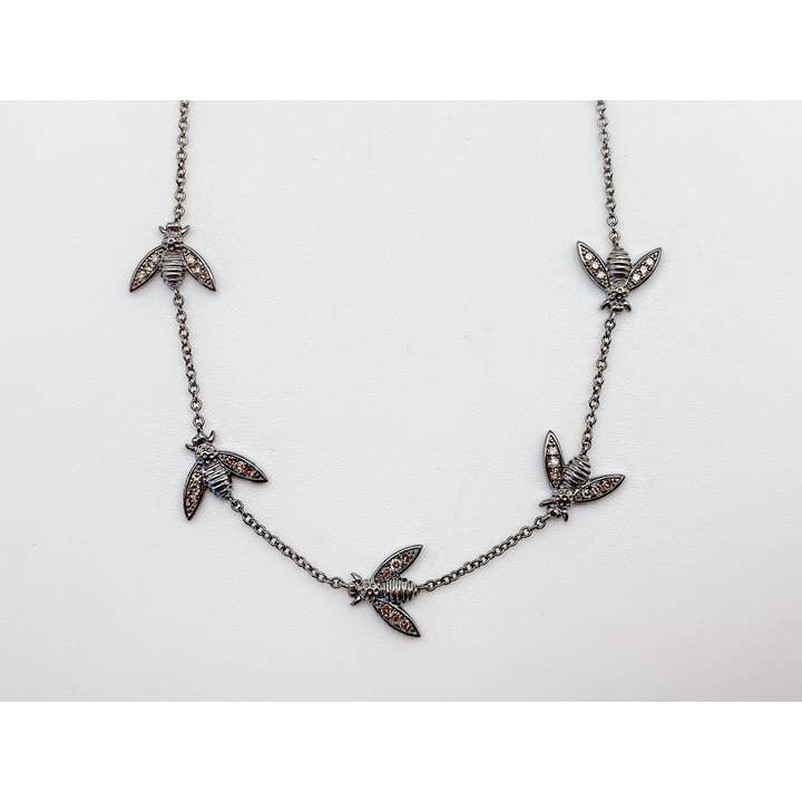 Mini Bee Necklace for wholesale by Siena Jewelry