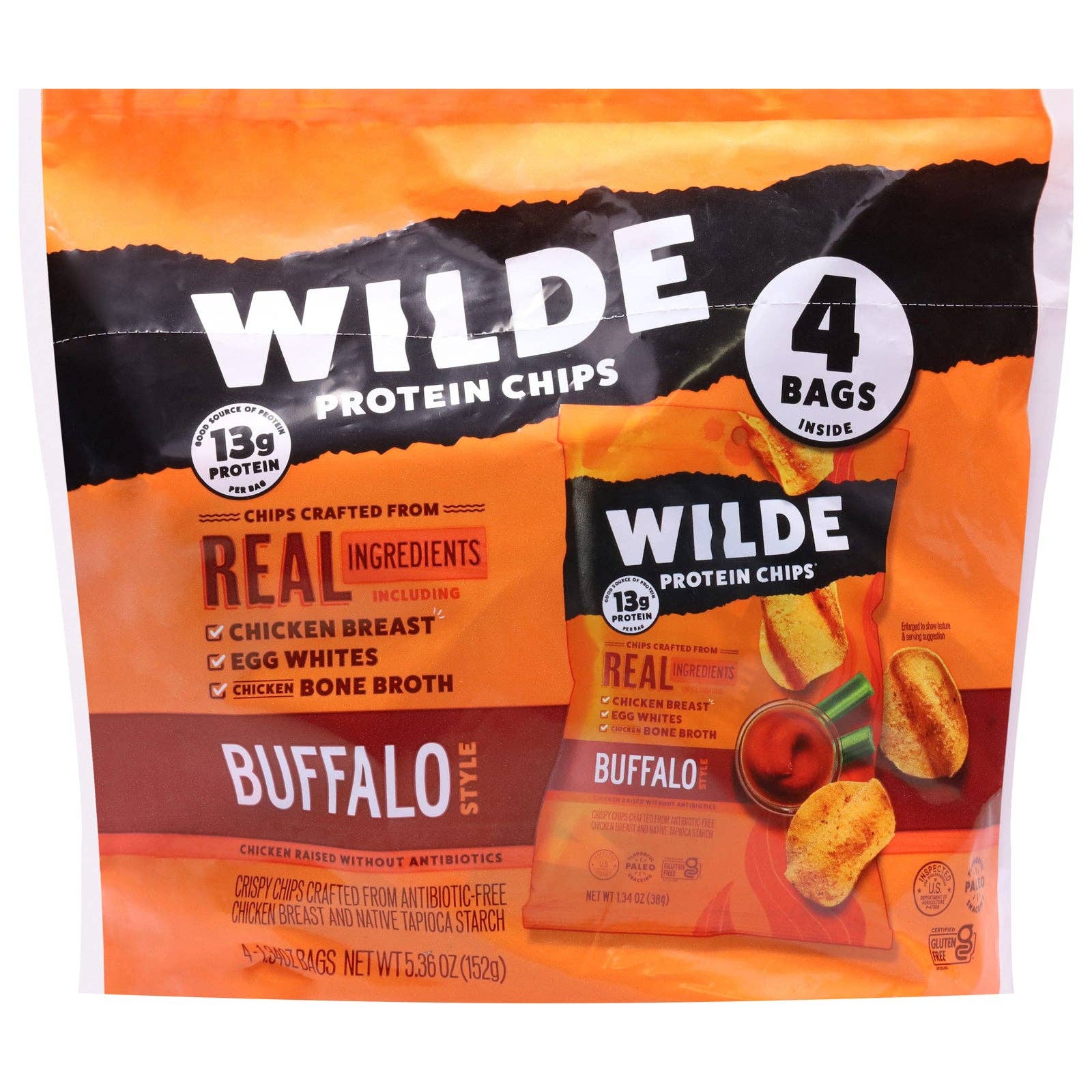 Everyday Supply Co - Wholesale Chips - Wilde - Protein Chips Buffalo - CS of 8-4/1.34 Z0