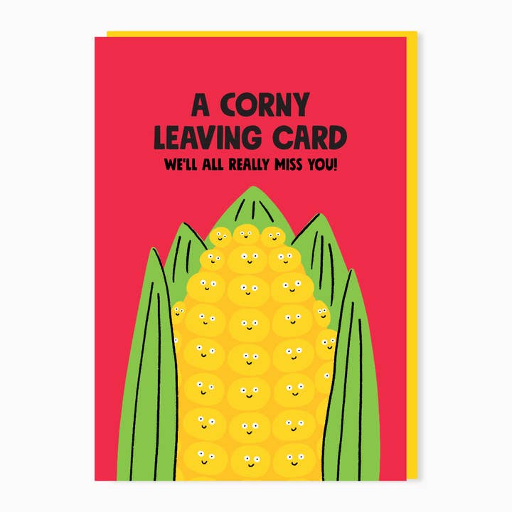 Roligt och fånigt avskedskort – från oss alla för wholesale av Stoats & Weasels