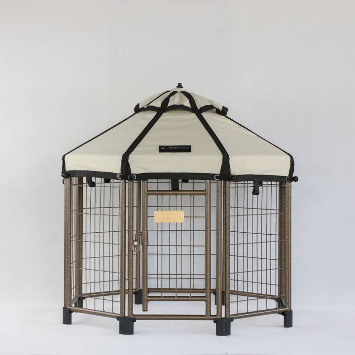 Pet Gazebo - Wholesale Pet carrier – Dog - Portable Indoor Outdoor Dog Kennel with Waterproof Cover, 3'1