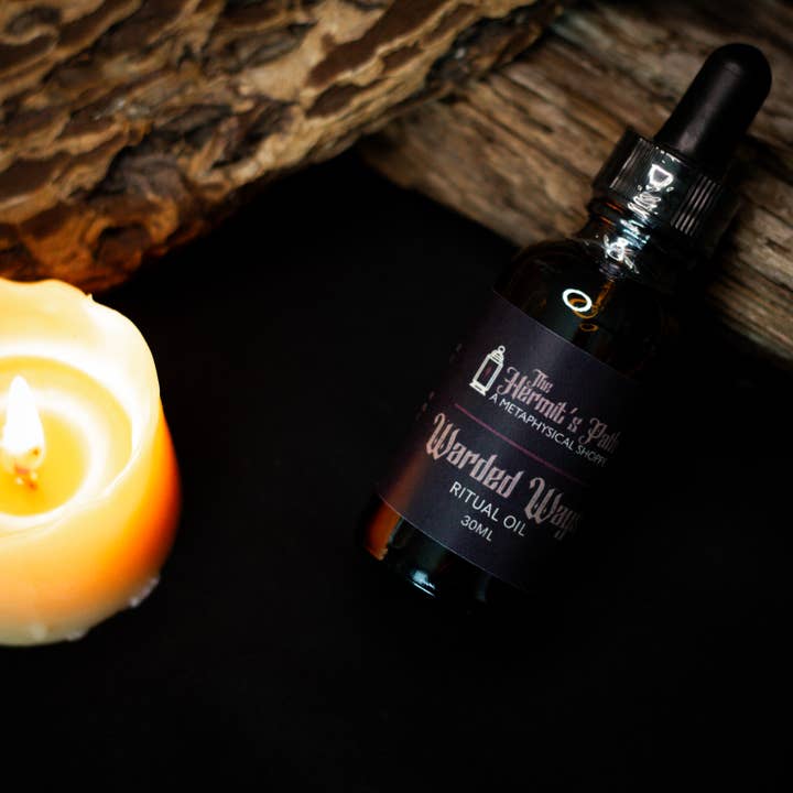 Warded Ways Ritual Oil for wholesale by The Hermit's Path