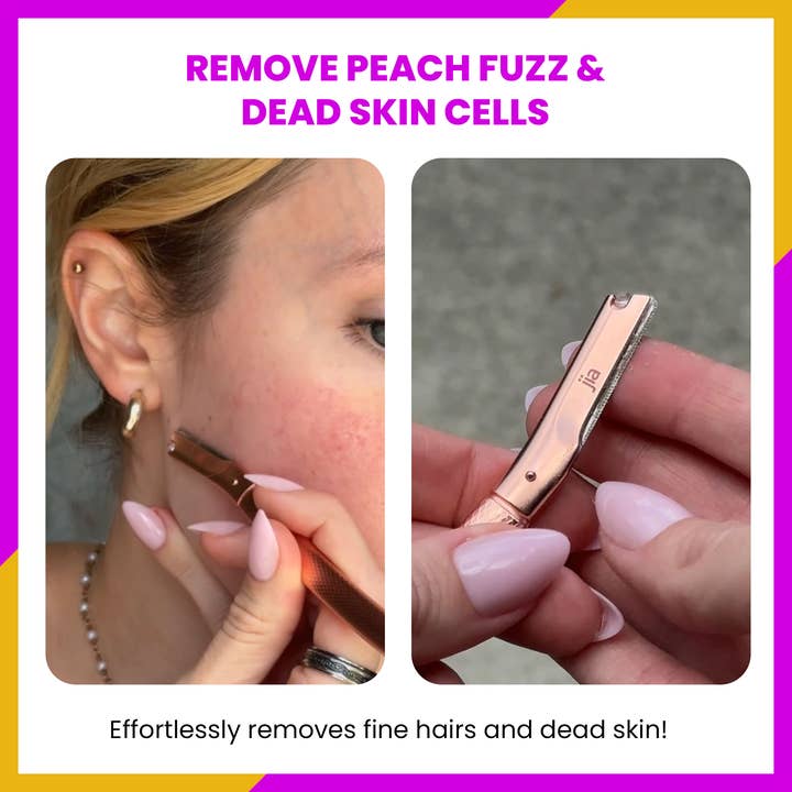 jia Personal Care - Wholesale Razor - Jia Dermaplane Facial Metal Razor - Sleek Silver5