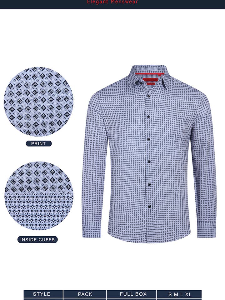RBSTL-299 AMERICAN BREED LONG SLEEVE SHIRT for wholesale by Urban Fitz