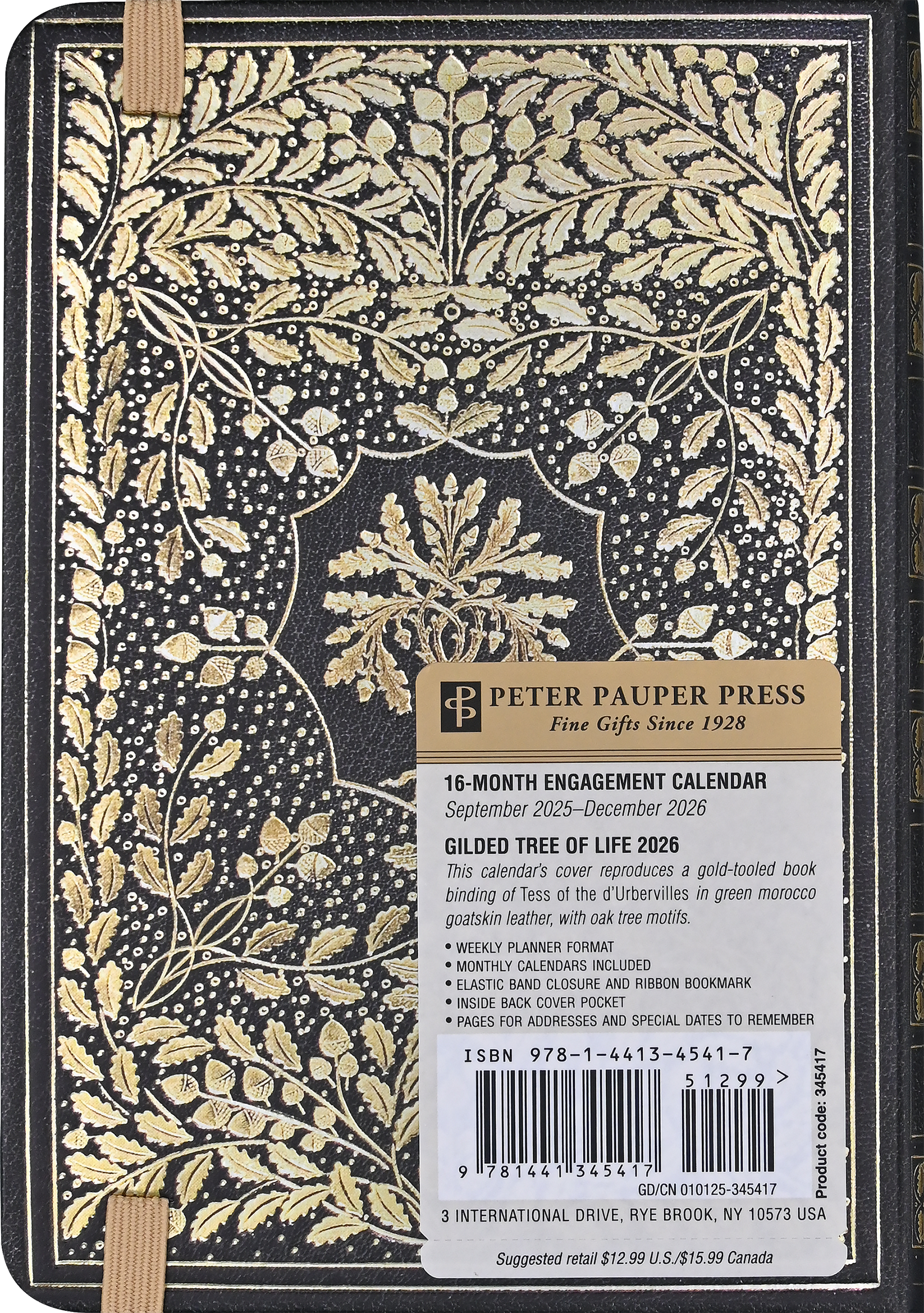 Peter Pauper Press - Wholesale Planner - 2026 Gilded Tree of Life Weekly Planner5