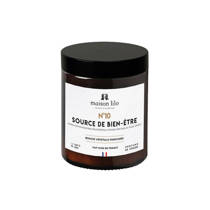 Maison Lilo - Wholesale Jar/Filled Candle - Vegetable Scented Candle No. 1 Source of Well-being 140g1