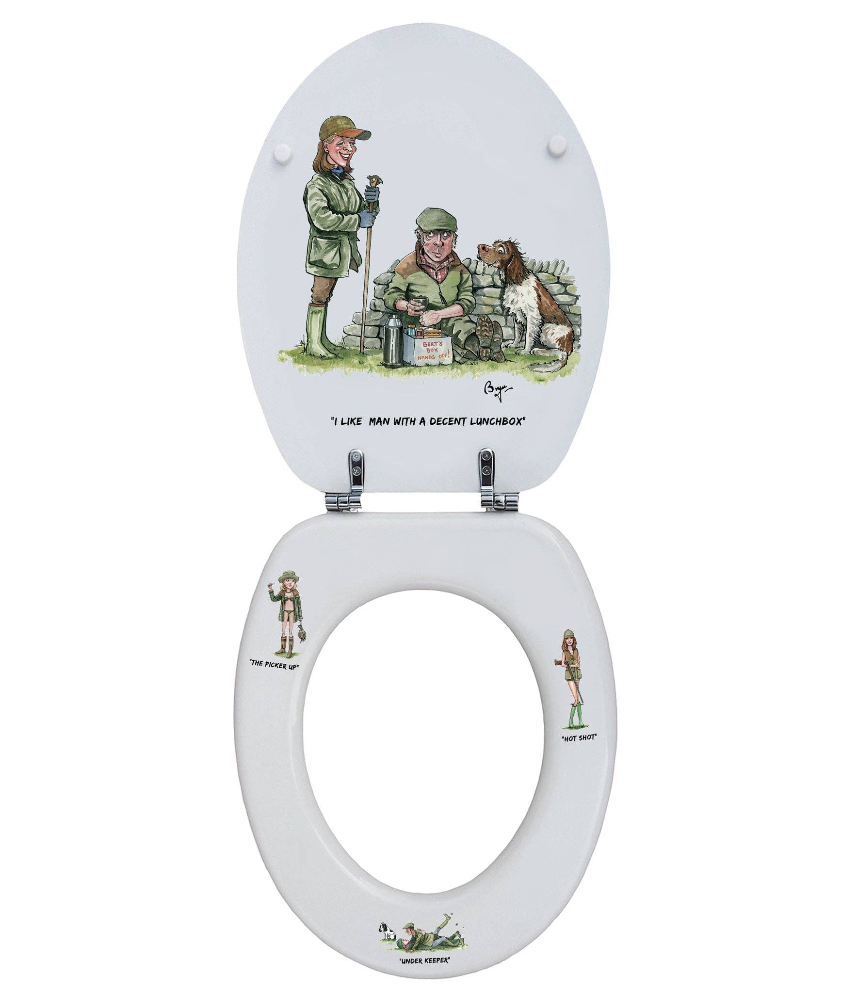 LOOPRINTS - Wholesale Toilet Seat Cover - Soft Close Wooden Toilet seat - Shooting Gifts & Decor - MP1