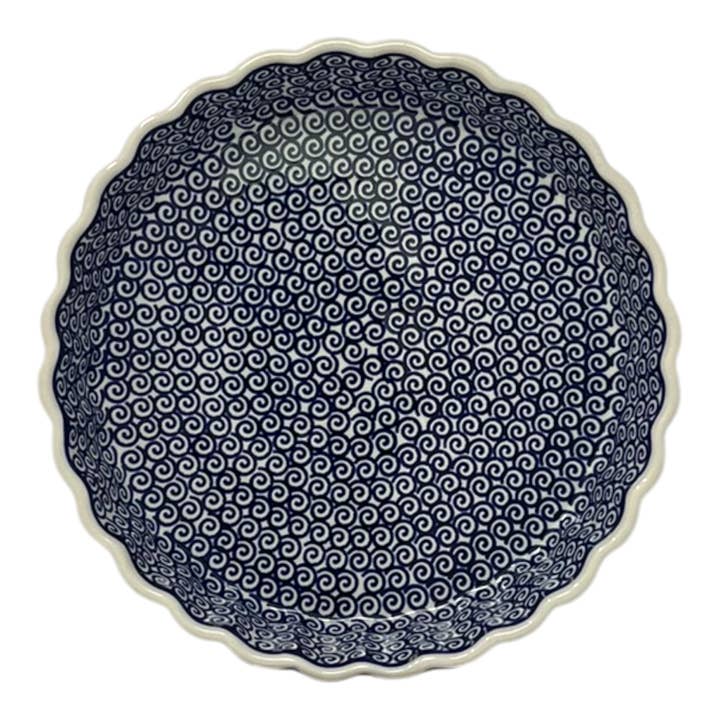 Quiche Dish, Medium 9" in "Riptide" by Manufaktura | F048T-63 for wholesale by Polish Pottery Outlet