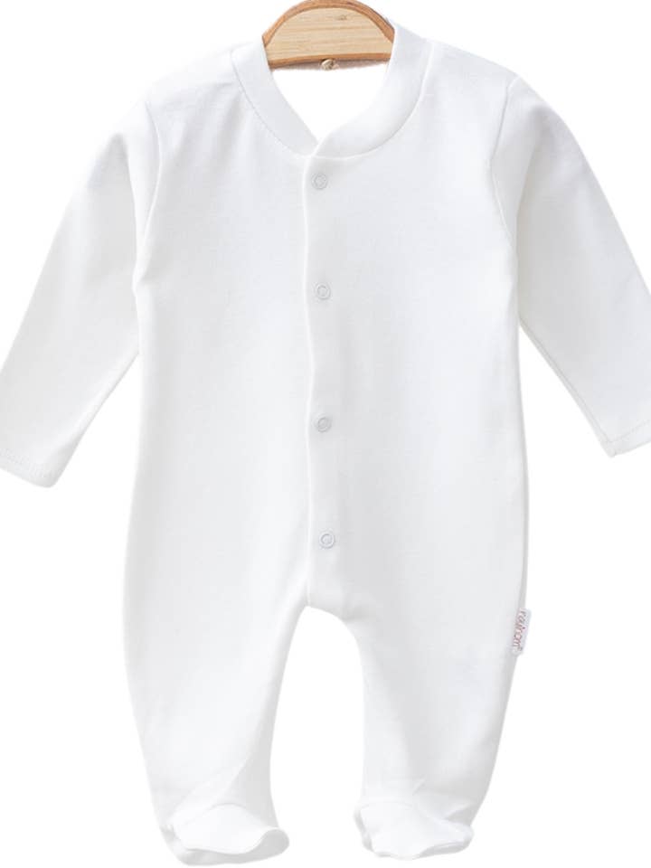 Nuevo pelele crema – Algodón orgánico para venta al por mayor de Himmelberg Baby