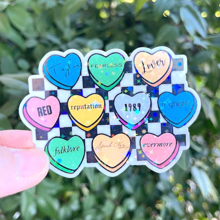 Autocollant pour album de tournée Checkered Eras, inspiré de Taylor Swift pour la vente par Big Chair Dreams