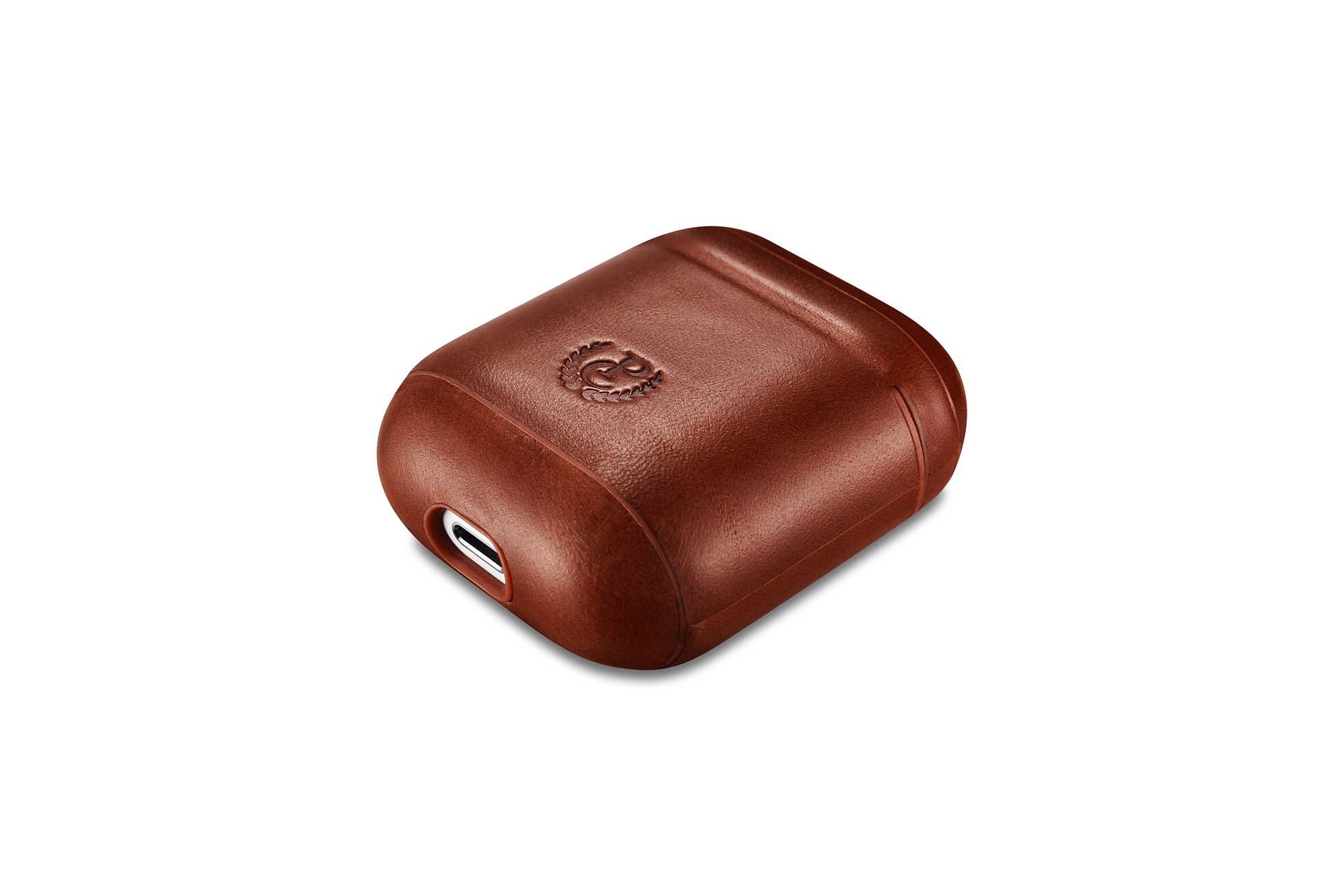 CairPods - Wholesale Airpod/Earbud Case - Men's - Vintage Premium Leather AirPods Case - Brown17