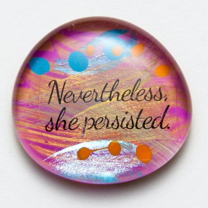 Gather Studios - Wholesale Art Stones - Gather Stones - Phrases - Nevertheless She Persisted