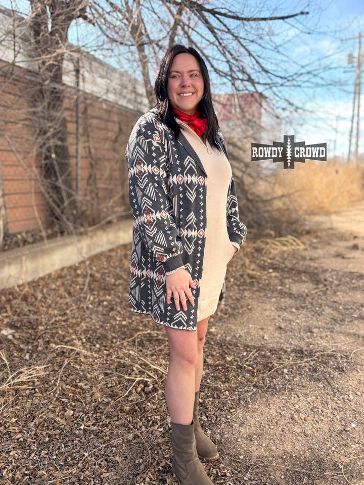 Crossfire Cardigan for wholesale by Rowdy Crowd Clothing