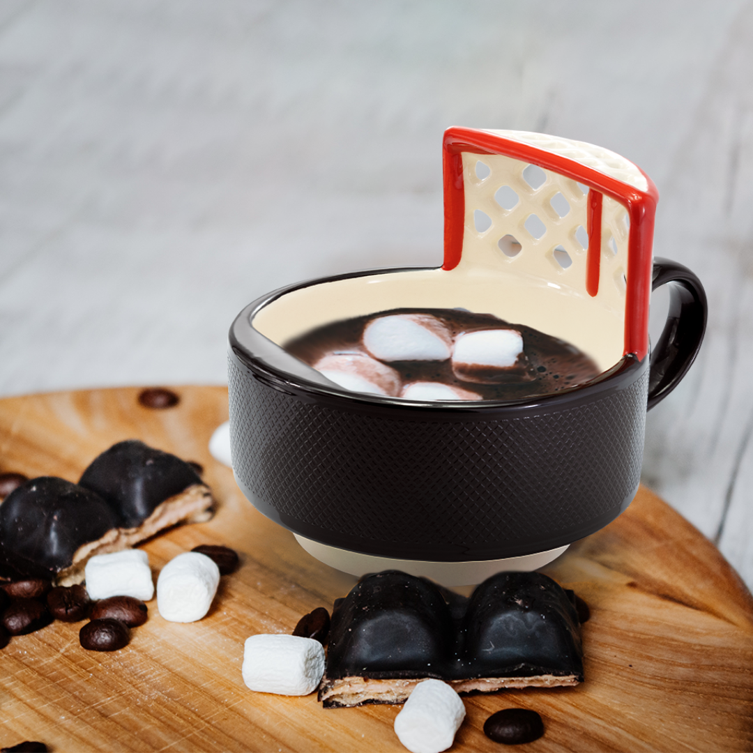 MAX'IS Creations – Engroshandel Kaffekrus – Hockeykruset med et net - tåler opvaskemaskine, keramik2