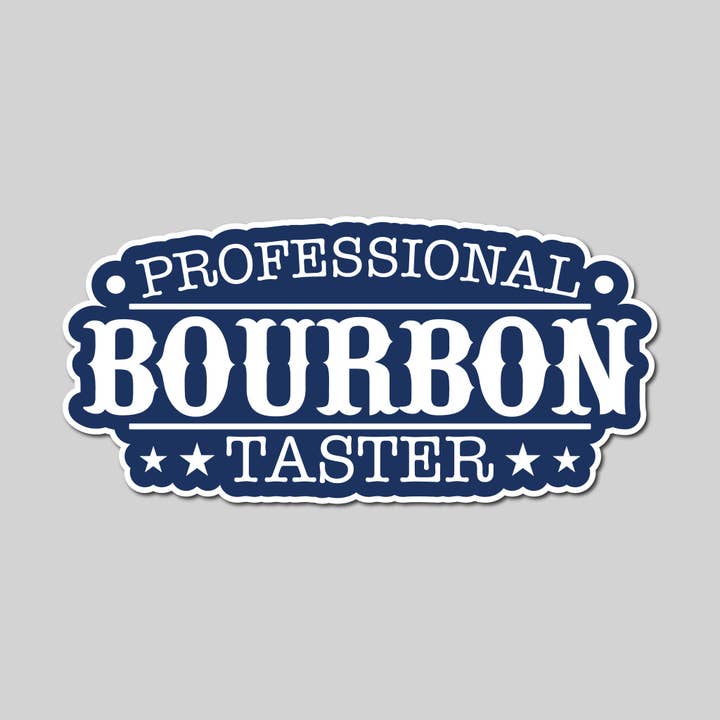Professional Bourbon Taster Sticker for wholesale by Barrel Down South
