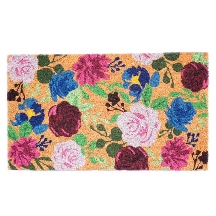 Calloway Mills – wholesale Door mat – Spring Boho Flowers Doormat