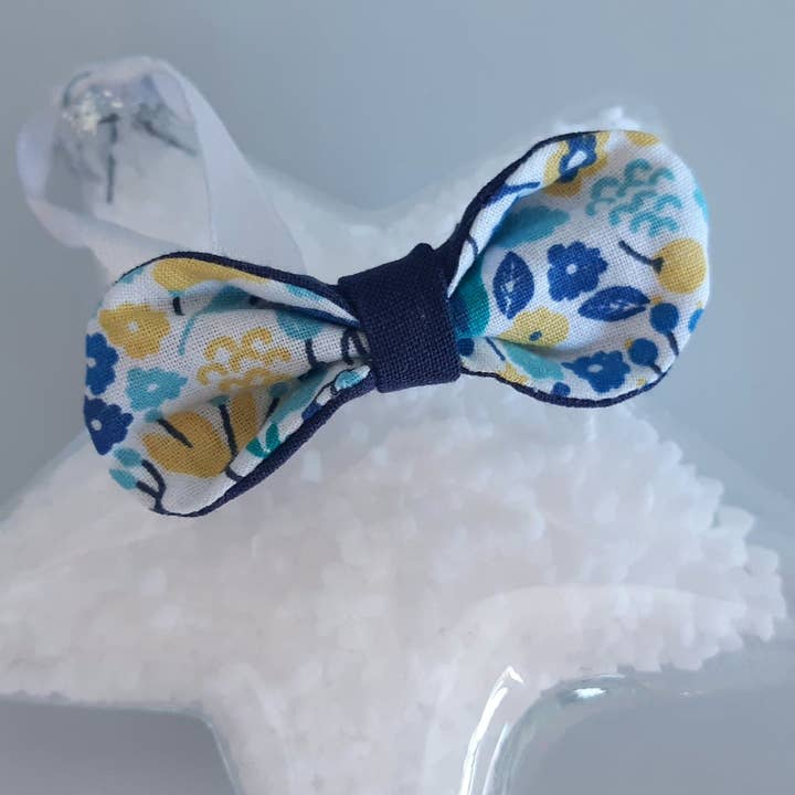 “rural blue” hair clip for wholesale by Ni'N Co