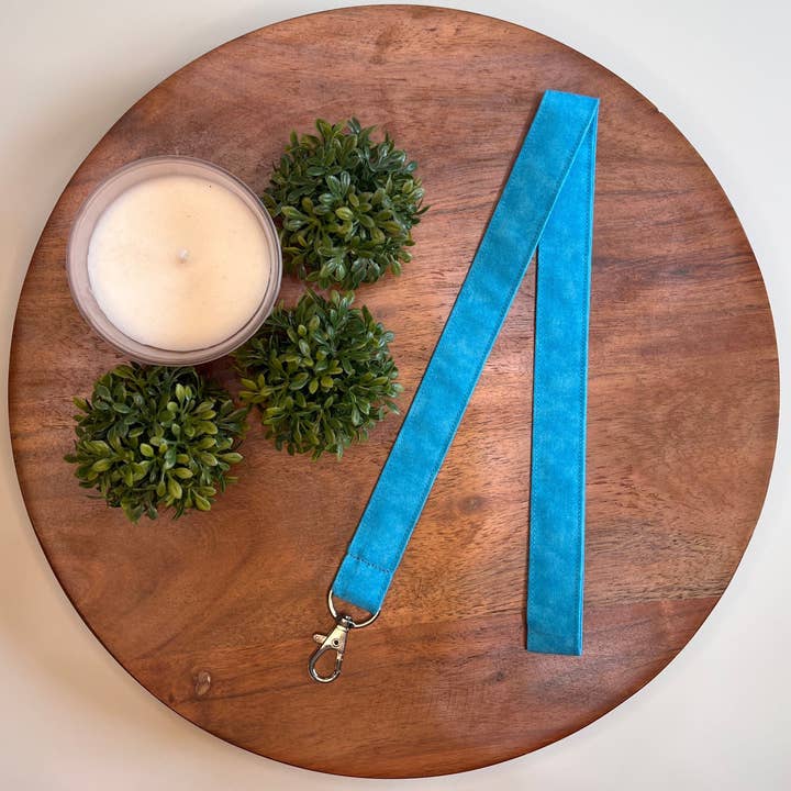 Ljusa turkosa tonala nyckelband för wholesale av The Lanyard Boutique