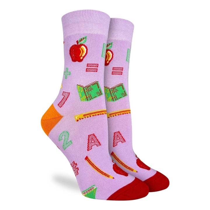 Women's School Teacher Socks for wholesale by Good Luck Sock