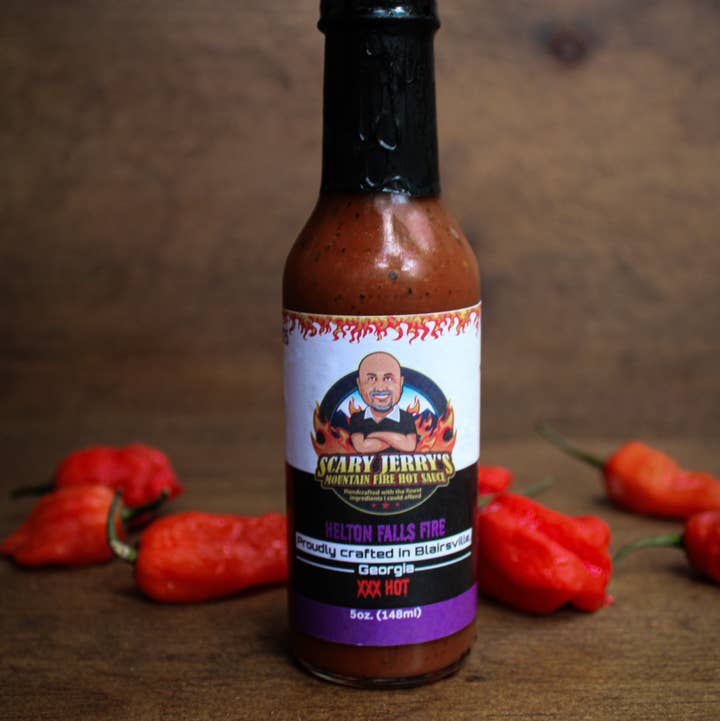 Scary Jerry's Mountain Fire Hot Sauce - Wholesale Hot Sauce - Helton Falls Fire Hot Sauce