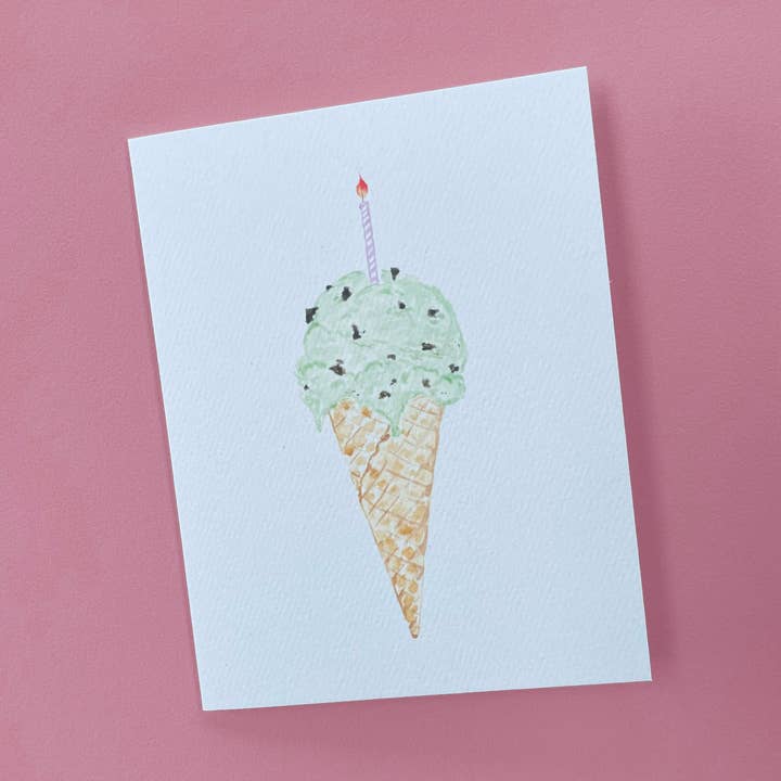 Mint Chocolate Chip Cone for wholesale by The Land of La