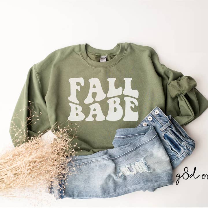 Fall Babe Sweatshirt for wholesale by G&D Creations
