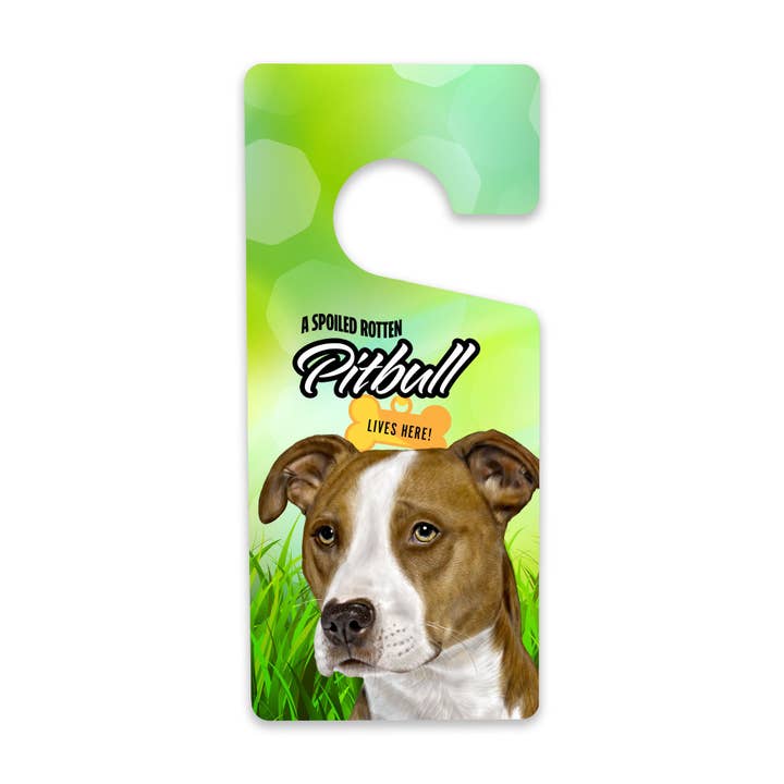 Cintre de porte Pitbull pour la vente par Real Cool Stickers & Stuff