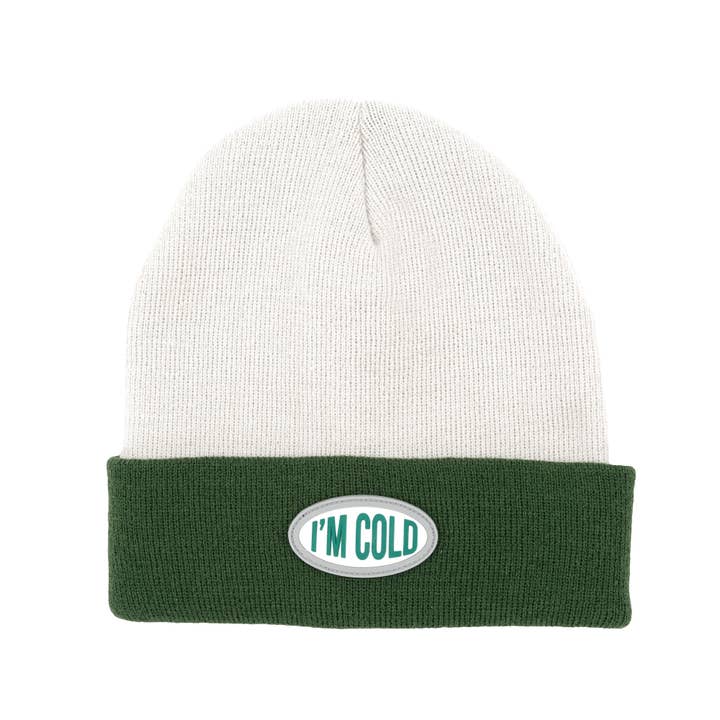 Fisura - Wholesale Beanie - Men's - "I'm cold" green and gray hat and gloves set1