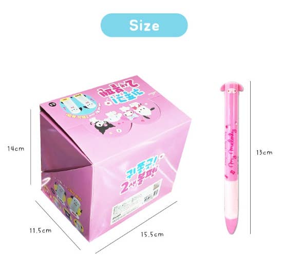 K-Wonderland - Wholesale Pen - Sanrio Pop-Up Ear Cap Pen – 0.5mm Black & Red Ink5