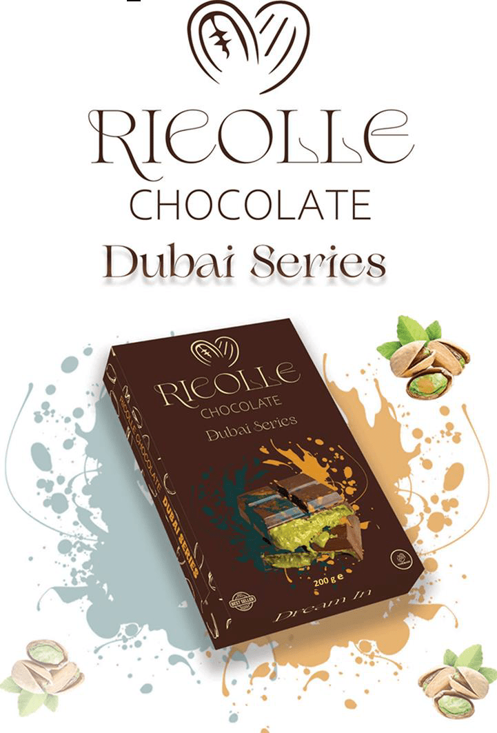 Aladdin – wholesale Chocolate bar – Ricolle Dubai Chocolate Series Turkish Premium Collection4