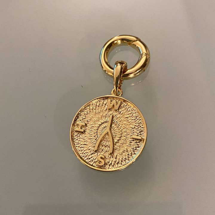 GoldFi - Vendita all'ingrosso Ciondolo/pendente - Moschettone con connettore in oro 18 carati per catene, ciondoli e ciondoli4