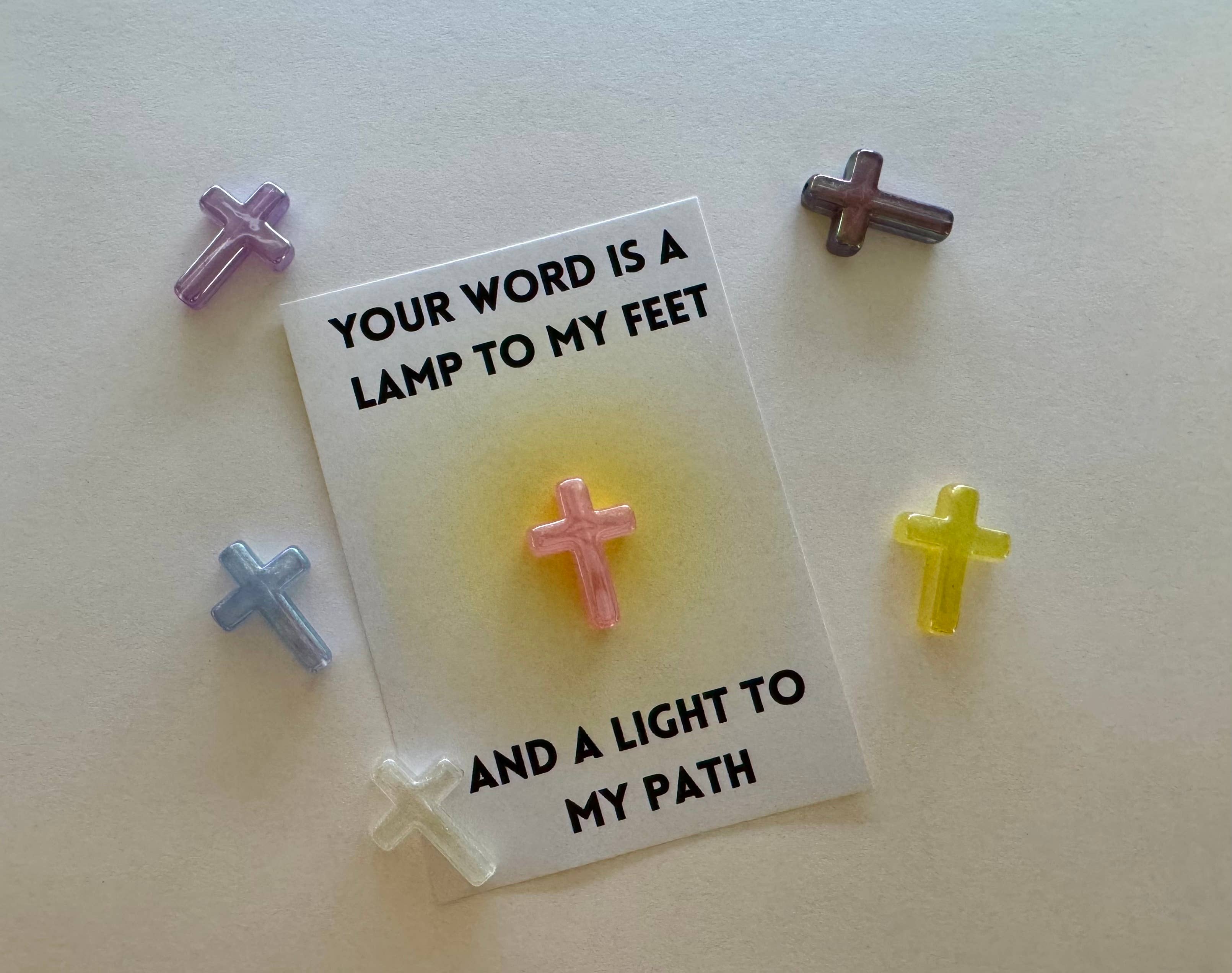 Boutique Unique - Wholesale Gag Gift/Novelty Gift - Glow Cross "Light to my path"