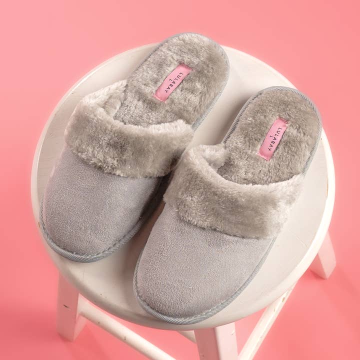 Pantufas Lulabay Senhora Faux Camurça por atacado de Lulabay