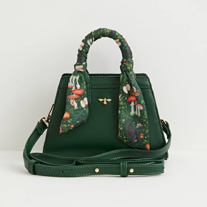 Fable England – wholesale Top handle bag – women's – FABLE x Catherine Rowe Into the Woods Tote Purse - Mini