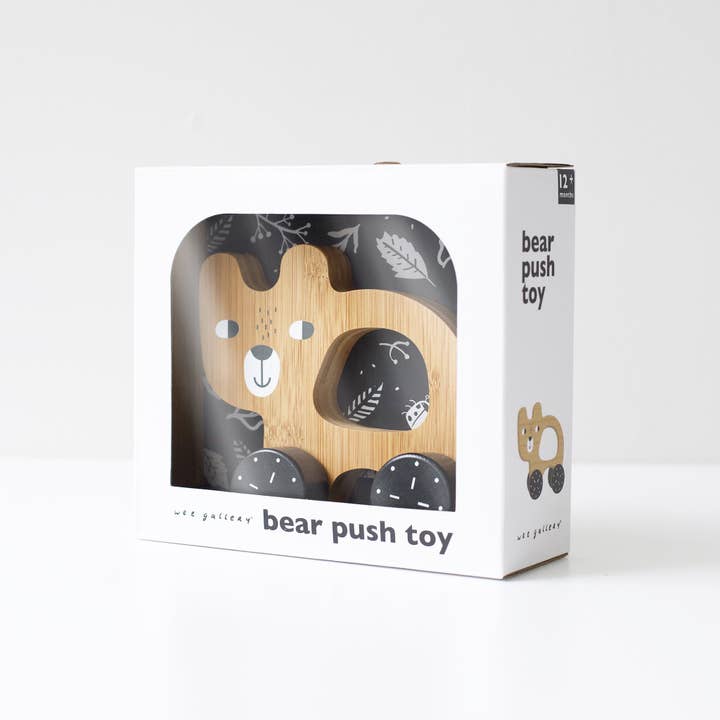 Wee Gallery - Wholesale Wood Toy - Kids - Push Toy - Bear5