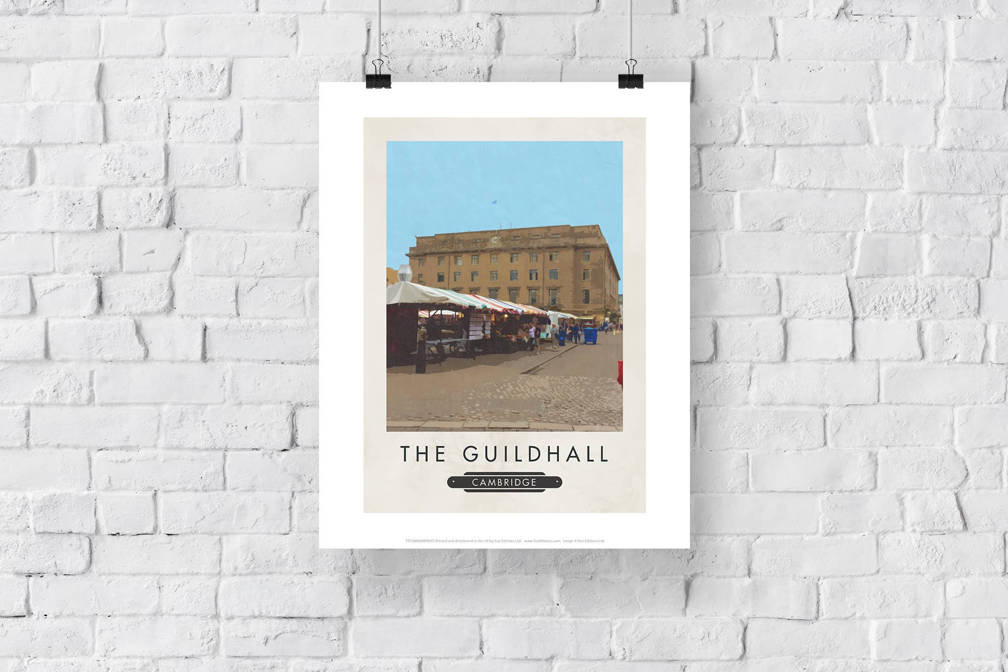 Star Editions - Wholesale Art Print - The Guildgall, Cambridge - 11X14” Premium Art Print2