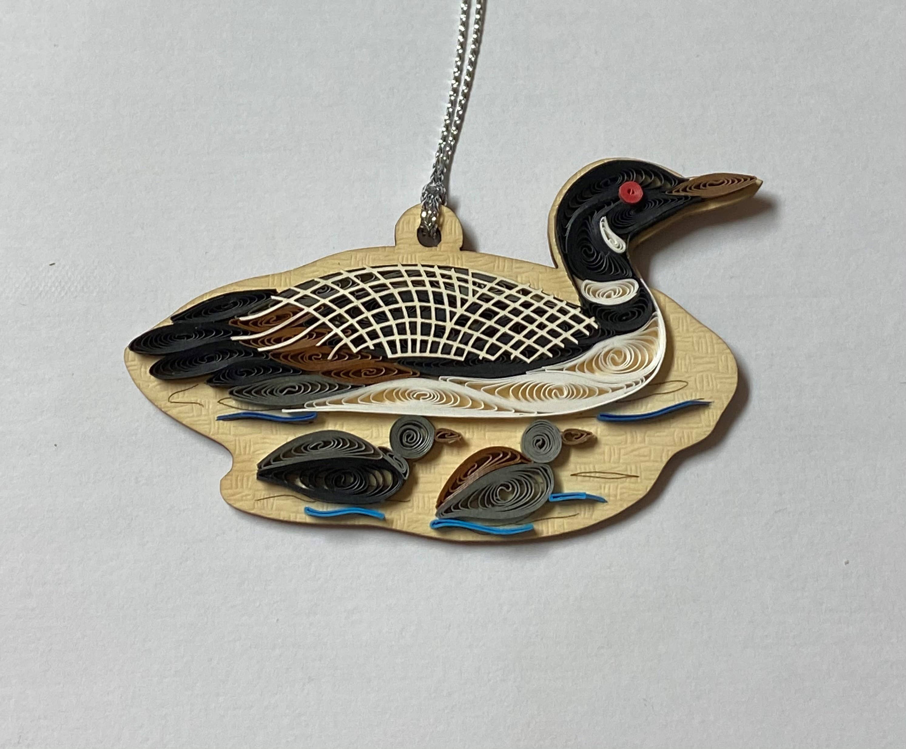 Poppin Cards and Gifts - Wholesale Ornament - Quilling Loon Ornament    0