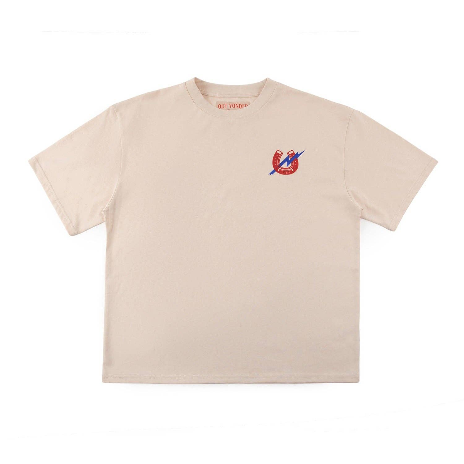 Out Yonder - Wholesale Screen Printed T-Shirt - Unisex - Get Lost Boxy Tee (Natural)1