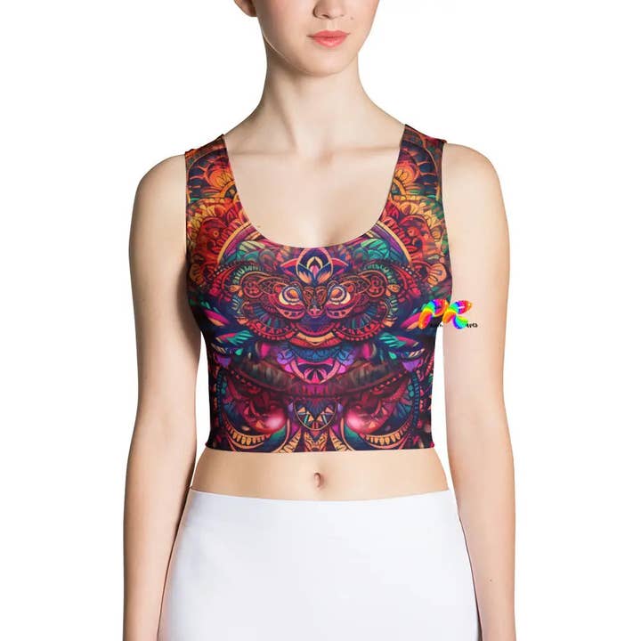Prism Raves – Großhandel Tanktop – Damen – Ayahuasca Rave Crop Top9