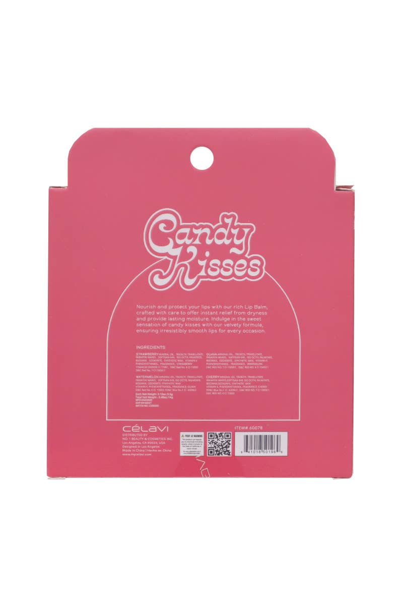 PINEAPPLE Beauty - Wholesale Lip Balm Set - Celavi 60078 Candy Kisses Fruits Lip Balm Set - 12 set4