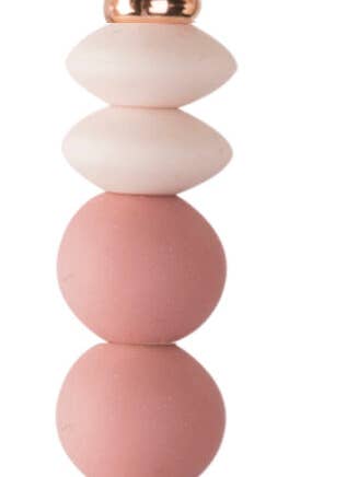 Rosewood Heart Wood Rustieke fopspeenclip voor wholesale door Adora Baby Gifts