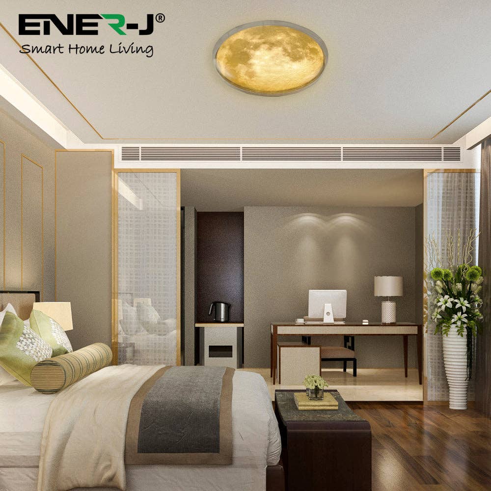 ENER-J – wholesale Chandelier/hanging light – 72W Double Layer Moon Ceiling/Wall Light with Remote7
