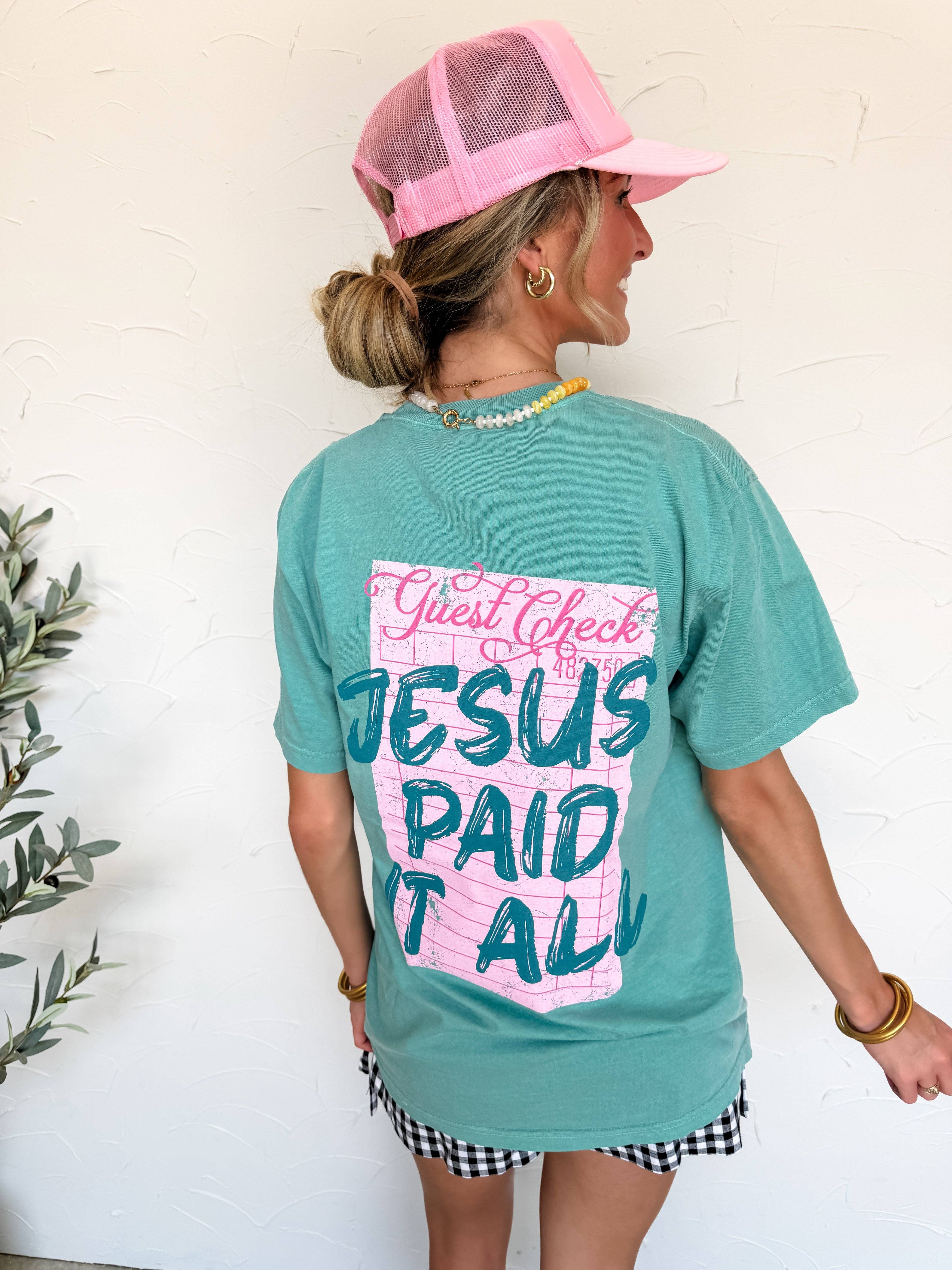 Pierce + Pine - Wholesale Screen Printed T-Shirt - Women's - Jesus Paid it All