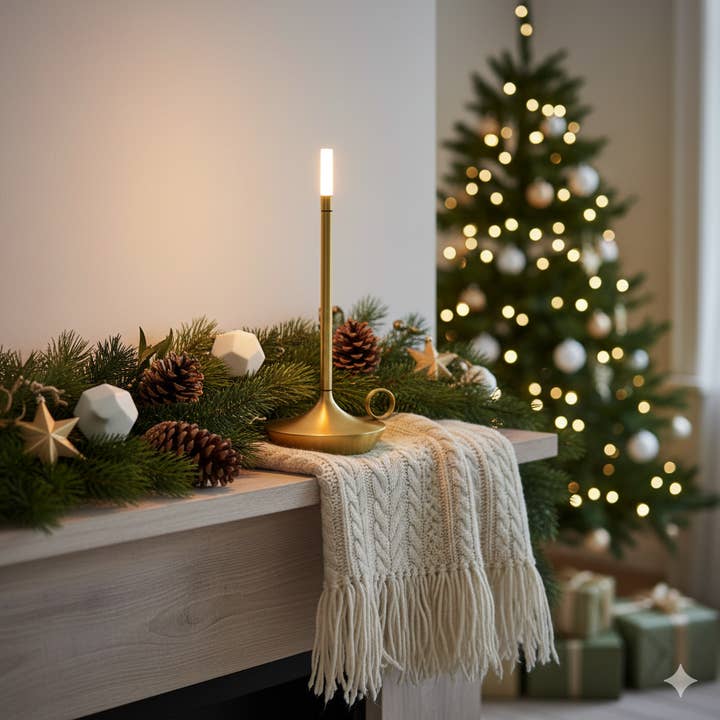 Kiyo Home - Wholesale Accent/Desk Lamp - Portable Cordless Candle Lamp | Touchable Lamp | LED Lamp24