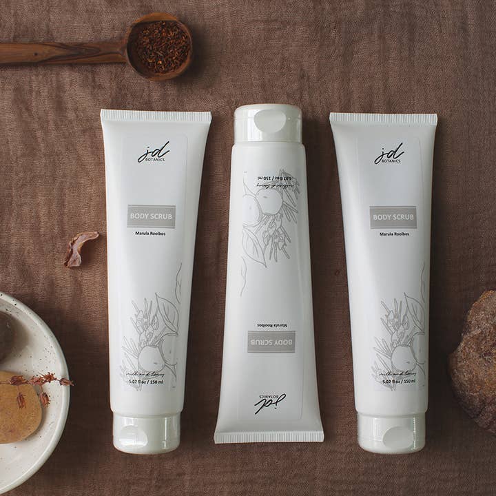 JDBotanics - Wholesale Body Scrub/Exfoliant - marula rooibos botanical body scrub